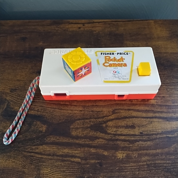 Fisher-Price Pocket Camera 464 Vintage 70s  Toys Retro Flash 1974 Strap - Picture 1 of 7